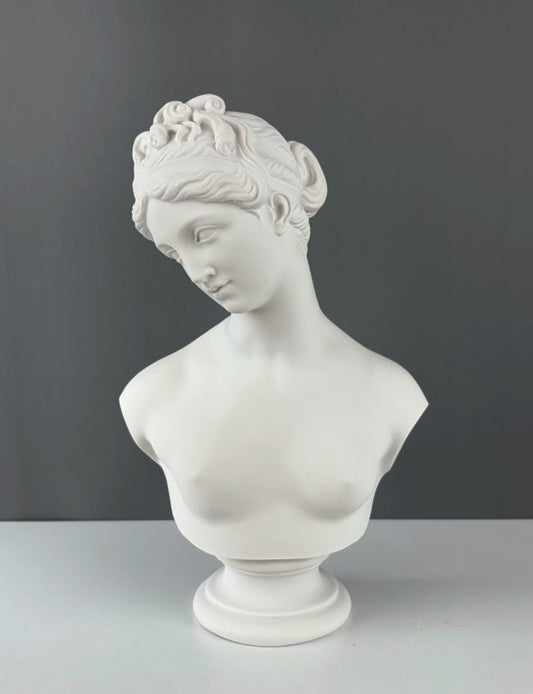 Aphrodite Venus Bust Statue, 34cm - 13.4"