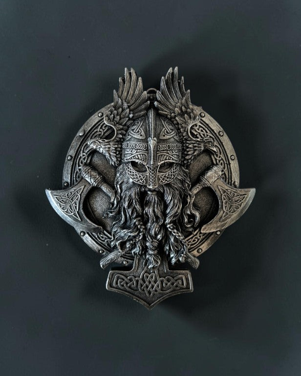Viking Wall Sculpture, 25 cm - 10 in