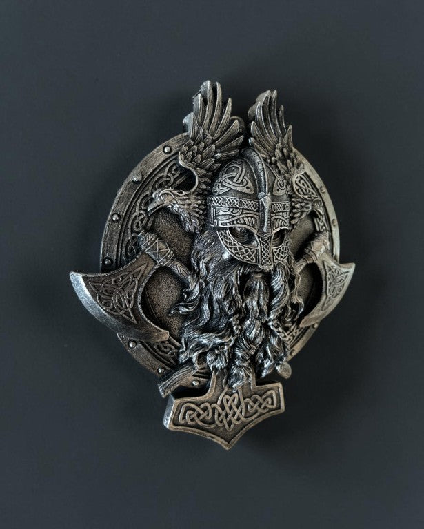 Viking Wall Sculpture, 25 cm - 10 in